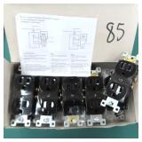 Ten Pack of Duplex Electrical Receptacles