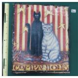 NO SHIP: Hand Cut Slat Cats Companions