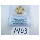 2007-P James Madison $1 PCGS BU