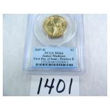 2007-D James Madison Quarter PCGS MS66