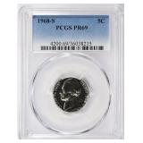1968-S Jefferson Nickel PCGS Proof-69