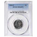 2000-P Jefferson Nickel PCGS MS-64 FS