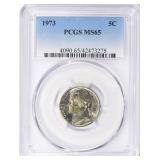 1973 Jefferson Nickel PCGS MS-65
