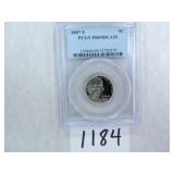 2007-S Five Cents PCGS Graded PR69 DC
