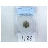 1968-D Roosevelt Dime PCGS Graded MS66FB