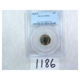 1968-D Roosevelt Dime PCGS Graded MS66
