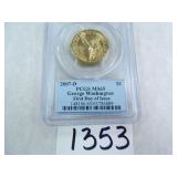 2007-D George Washington First Day of Issue MS65