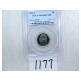 TEN (10) 2002-S Five Cents PCGS Graded PR69 DC