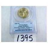 2007-D James Madison $ PCGS MS65