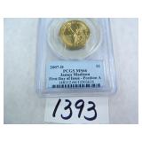 SIX (6) 2007-D James Madison Dollar