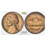 1955 Jefferson Nickel PCGS MS-64 (Toned)