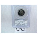 SIX (6) 2001-S New York Quarter