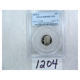 TEN (10) 1978-S Roosevelt Dime PCGS Graded PR69 DC