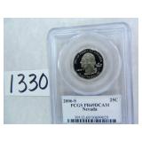 FIVE (5) 2006-S Nevada Quarter PCGS Graded PR69 DC