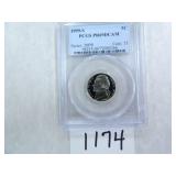 THREE (3) 1999-S Five Cents PCGS Graded PR69 DC