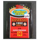Unopened Baseball Card Pack