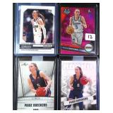 Four (4) Paige Bueckers Basketball Cards incl. RCs