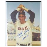 Gaylord Perry Signed 8"x10" inscribed HOF 91