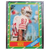 1986 TOPPS FOOTBALL #161 JERRY RICE (RC)