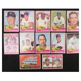 Twelve (12) 1965 Topps Yankees incl.