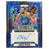 #21/25 Andrew Wiggins SIGNED Prizm Basketball