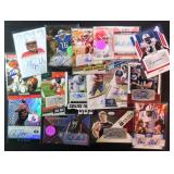 Fourteen (14) SIGNED Football ROOKIE CARDS