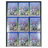 Nine (9)  1990 SCORE #50 LAWRENCE TAYLOR GIANTS