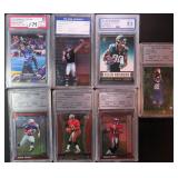 SEVEN (7) Graded Football Cards inc. Cade McNown
