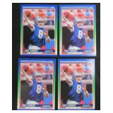 Four (4) Troy Aikman 1990 Score #21 Dallas Cowboys