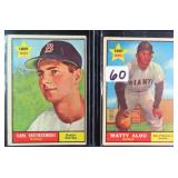 1961 Topps Carl Yastrzemski #287 (RC) AND