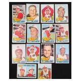 Fifteen (15) 1965 Topps Reds incl Chico Ruiz,