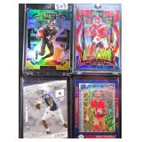 Four (4) Football Rookie Cards: Micah Parsons, Zay