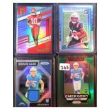 Four (4) Football Rookie Cards: (2) Ladd McConky