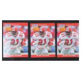 Three (3) Deion Sanders ROOKIE CARDS