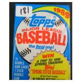 Unopened Baseball Card Pack