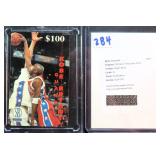 1996 Kobe Bryant Calling Card and Nicolas Batum
