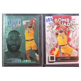 TWO (2) Lebron James Cards