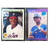 Ken Griffey Jr (RC) and Sammy Sosa (RC)