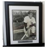 Joe DiMaggio SIGNED 17"x21" Photo, JSA COA