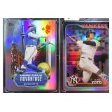 Juan Soto and Bo Bichette Topps Baseball Cards