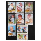 Nine (9) 1965 Topps Orioles incl.