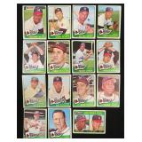 Fifteen (15) 1965 Topps Braves incl. Ed Mathews
