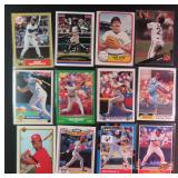 Twelve (12) Baseball Cards incl. Ozzie Smith,