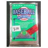 Unopened Baseball Card Pack