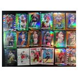 Eighteen (18) Football Cards incl. Prizm