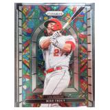 Mike Trout Stained Glass Prizm Baseball Card
