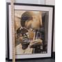 NO SHIP: Faded Signed Ali and Aaron 25"x21" COA