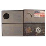1974 Bicentennial Medals, USPS, with stamps