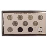 Eight (8) Silver War Nickels, $33.92 Melt Value