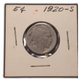 1920-S Buffalo Nickel